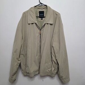 London‎ Fog Men's 2XL Tan Full Zip Lightweight Jacket